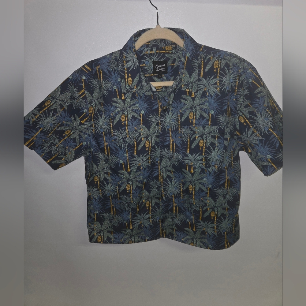 Tropical Palm Print Shirt